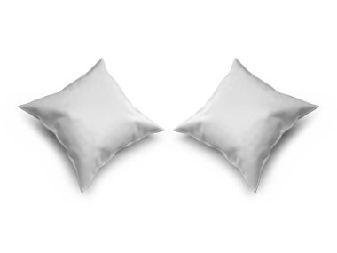 Yastık Yastığı 3D Görüntü İzole Arkaplan Sahnesi