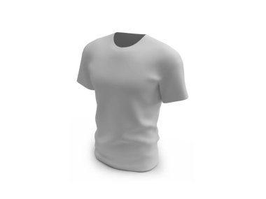 Tshirt Giysileri 3D Görüntü İzole Arkaplan Sahnesi