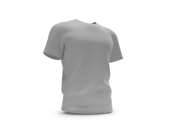 Tshirt Kleding Illustratie Mockup Scene Geïsoleerde Achtergrond — Stockfoto