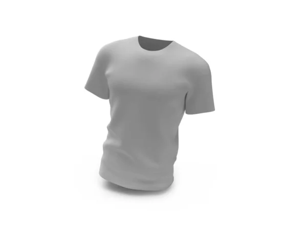 Tshirt Abbigliamento Illustrazione Mockup Scena Sfondo Isolato — Foto Stock