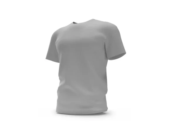 Tshirt Kläder Illustration Mockup Scen Isolerad Bakgrund — Stockfoto