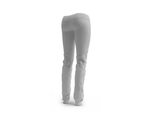 Jogger Pantaloni Della Tuta Illustrazione Mockup Scena Sfondo Isolato — Foto Stock