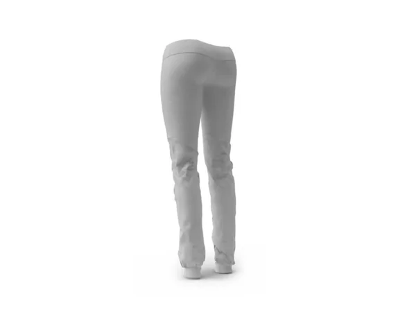 Jogger Pantaloni Della Tuta Illustrazione Mockup Scena Sfondo Isolato — Foto Stock