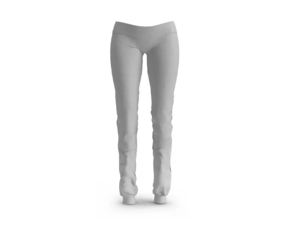 Inggris Jogger Sweatpants Illustration Mockup Scene Isolated Background — Stok Foto