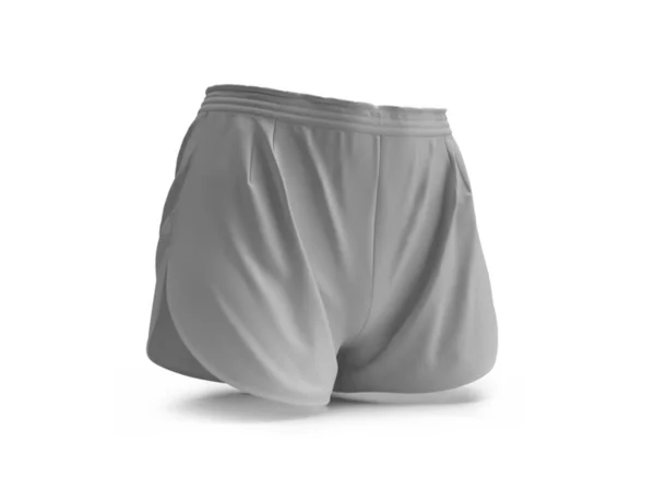 Mujer Pantalones Cortos Ilustración Escena Burlona Sobre Fondo Aislado —  Fotos de Stock