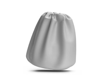 Kese Çantası 3D Görüntü İzole Arkaplan Sahnesi