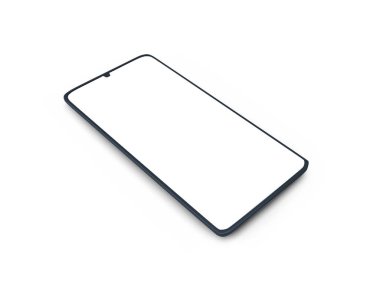 Smartphone 3D Görüntü İzole Arkaplan Sahnesi