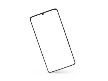 Smartphone 3D Görüntü İzole Arkaplan Sahnesi