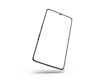 Smartphone 3D Görüntü İzole Arkaplan Sahnesi