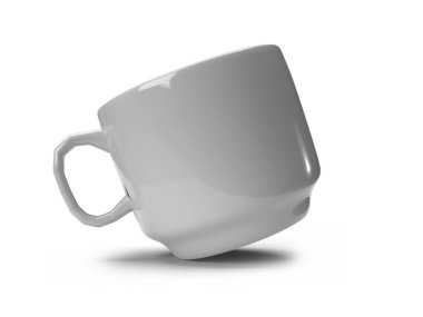 3 Boyutlu Çay Kupası İzole Arkaplan Sahnesi