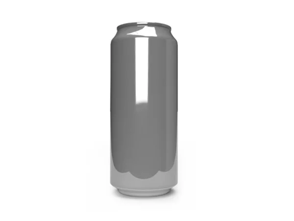 Aluminium Soda Can Illustration Mockup Scene Isolated Background — Stock Photo, Image