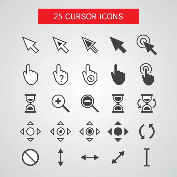 vektör imleç simgeler kümesi