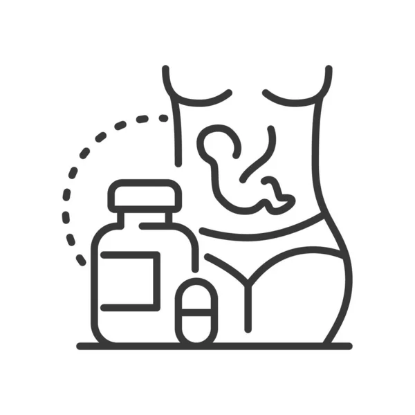 妊娠期管理.病媒线路设计 — 图库矢量图片