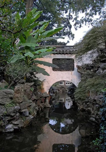 Yuan Gardens Shanghai Kina Yuan Traditionell Kinesisk Trädgård Gamla Stan — Stockfoto