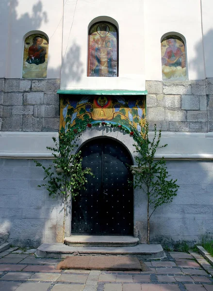 Nicholas Church Lviv Ukraine View Entrance Church Nicholas Church One — Foto de Stock