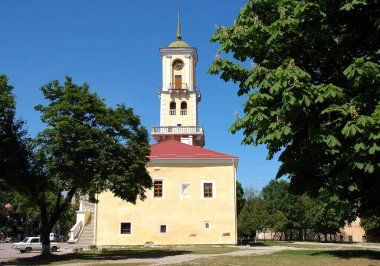 Kamyanets Podilskyi, Ukraine: Kamianets-Podilskyi City Hall or Town Hall, also known as Ratusha. Located on the Polish Market Square in the Old Town.