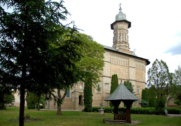 Dragomirna Monastery Suceava County Moldavia Румунія Один Відомих Середньовічних Монастирів — стокове фото