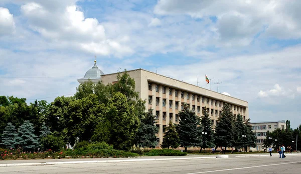 Bender Près Tiraspol Transnistrie Moldavie Bâtiment Gouvernement Municipal Sur Strada — Photo