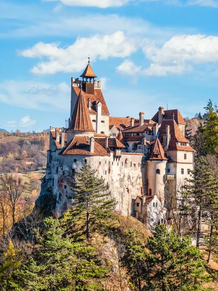 Bran Rumänien 2021 Die Berühmte Mittelalterliche Burg Bran Bekannt Als — Stockfoto