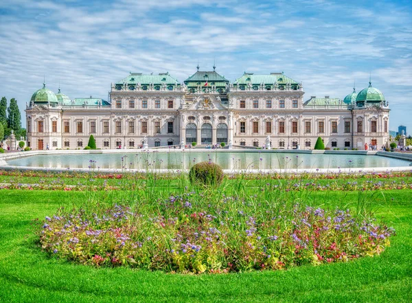 Viena Austria Junio 2022 Vista Con Palacio Belvedere Schloss Belvedere — Foto de Stock