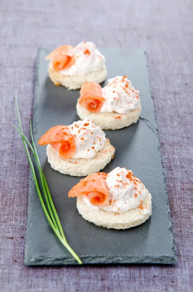 Canapes Chiffon — Stockfoto