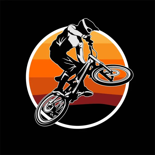 Bike Bicycle Logo Icon Design Vector — Stock Vector
