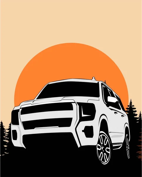 Pick Truck Ontwerp Vector — Stockvector