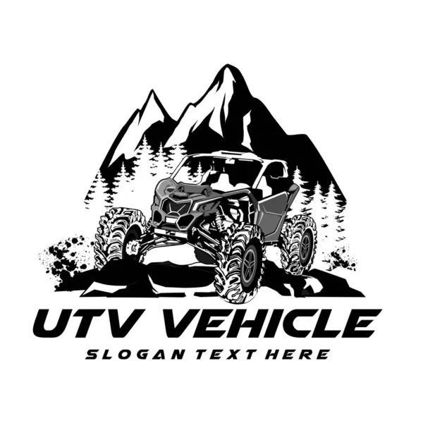 Utv Logo Diseño Icono Vector — Archivo Imágenes Vectoriales