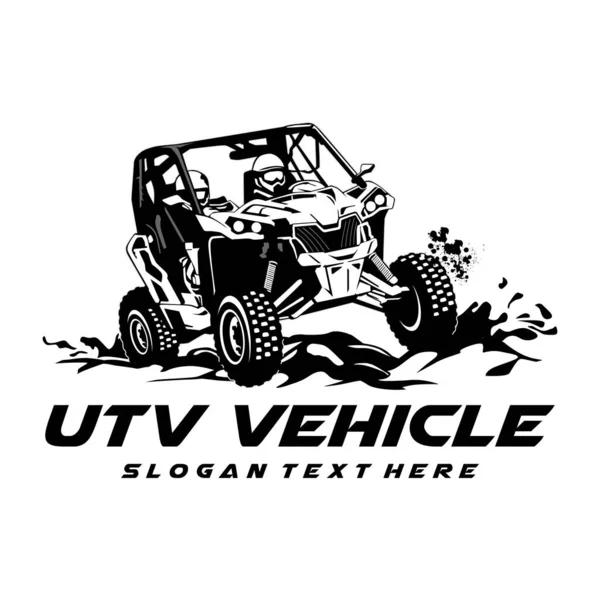 Utv Logo Icône Conception Vecteur — Image vectorielle