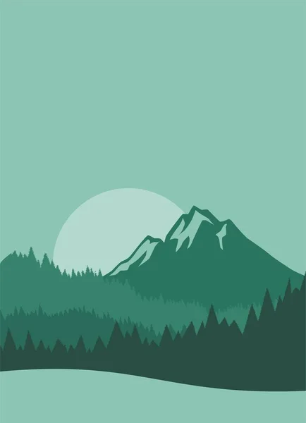 Ilustraciones Arte Vectorial Paisaje — Vector de stock