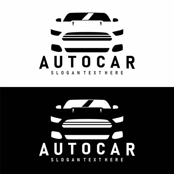 Diseño Del Logo Del Coche Vector Concepto — Vector de stock