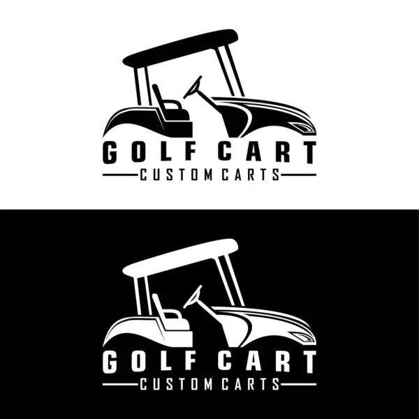 Golf Arabası Logo Tasarım Vektörü