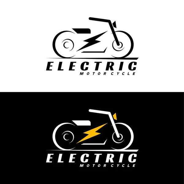Bicicleta Elétrica Logotipo Vetor Design — Fotografia de Stock