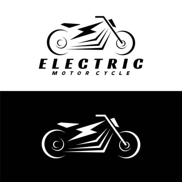 Electric Bike Logo Design Vector — Stock Photo, Image