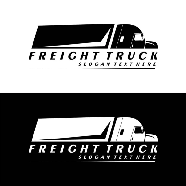 Półciężarówka Logo Projekt Wektor Koncepcji — Wektor stockowy
