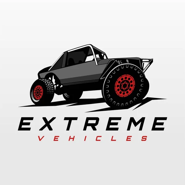 Extreme Fahrzeuge Logo Design Icon Vektor — Stockvektor