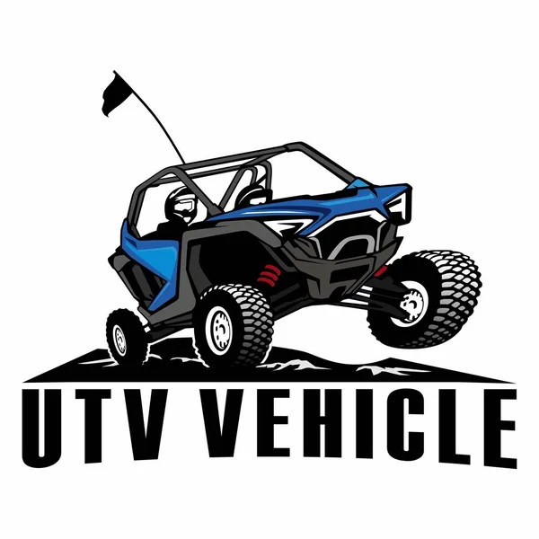 Utv Logotipo Vetor Ícone Design — Vetor de Stock