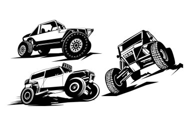 dirty race car design illustration vector