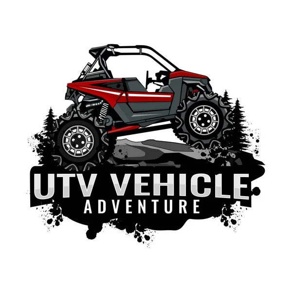 Utv Logo Diseño Icono Vector — Archivo Imágenes Vectoriales