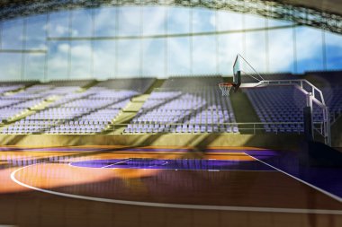 3D basketbol arena