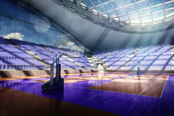 Arena de baloncesto 3d — Foto de Stock