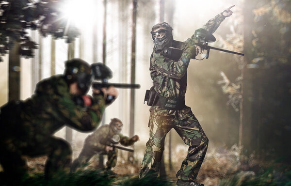 Пейнтбольная команда
