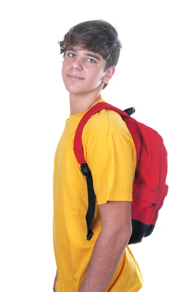 Étudiant avec sac à dos — Photo