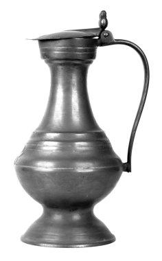 Ancient pewter stein clipart