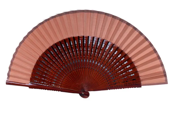 Wooden hand fan — Stock Photo, Image