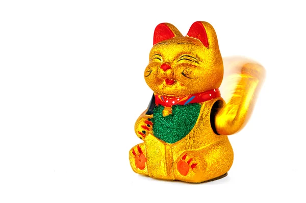 Şanslı altın kedisi — Stok fotoğraf