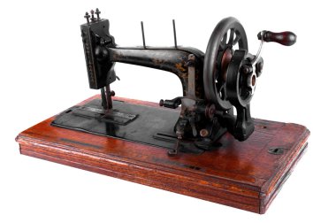 Eski dikiş makinesi. 