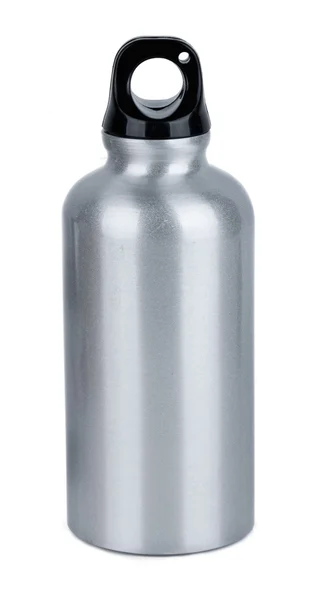 Botol air logam — Stok Foto