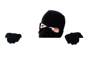 hırsız bir duvar gizleme