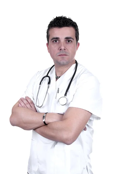 Young doctor with stethoscope — Stock Photo, Image